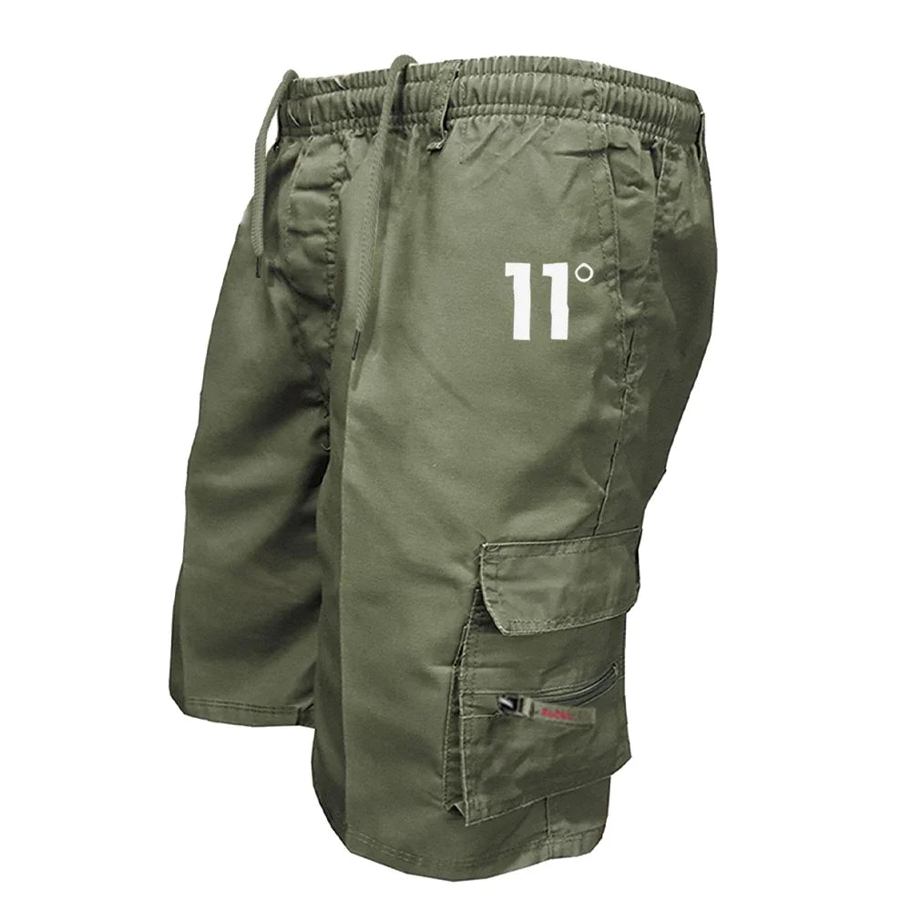 Mens Print Cargo Shorts Summer Sport Jogging Fitness Running Multiple Pockets Shorts Harajuku Camouflage Streetwear Short Pants
