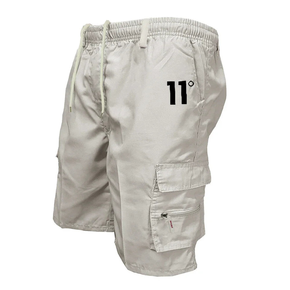 Mens Print Cargo Shorts Summer Sport Jogging Fitness Running Multiple Pockets Shorts Harajuku Camouflage Streetwear Short Pants